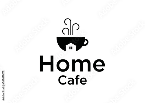 cafe restaurant logo design icon drink business coffee tea house 