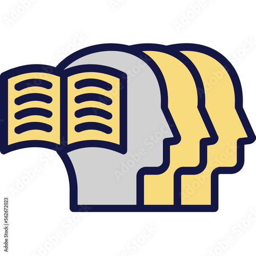 Book, collaboration Vector Icon
