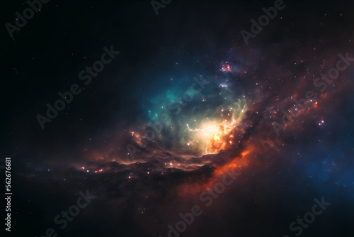 Cosmic nebula Background