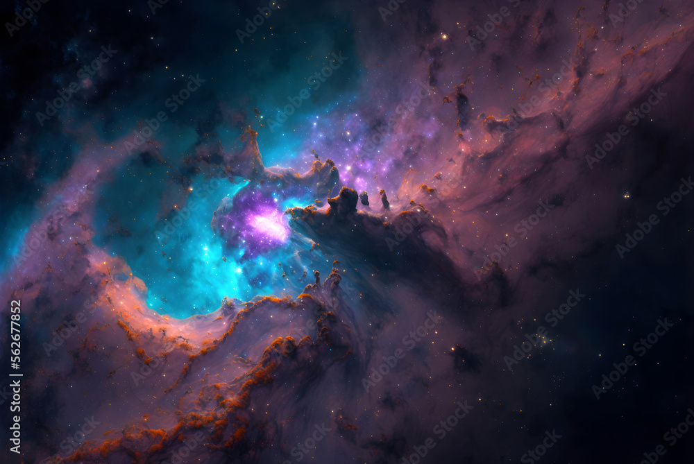 Space Nebula Background