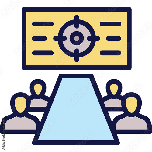 Business, compulsory training Vector Icon
