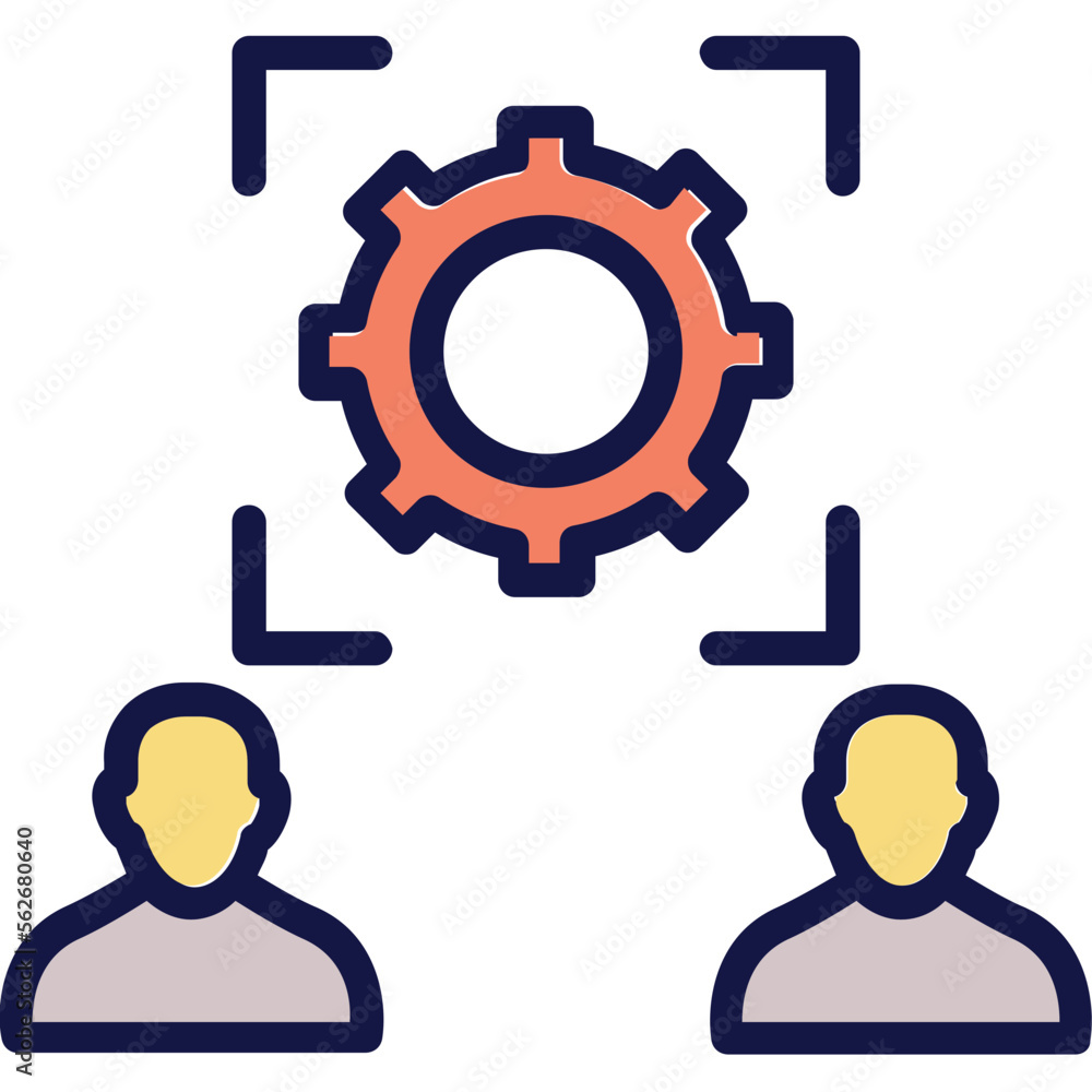 Cog, collaboration Vector Icon
Cog, collaboration Vector Icon