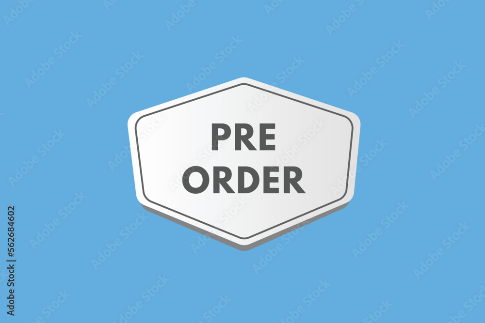pre order text Button. pre order Sign Icon Label Sticker Web Buttons pre order text Button. pre order Sign Icon Label Sticker Web Buttons