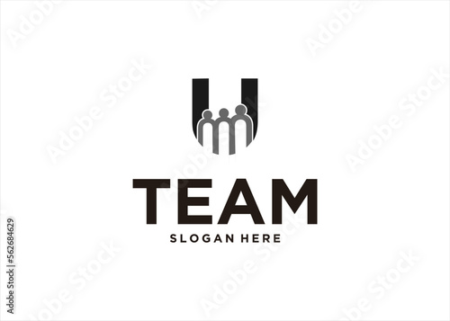 team work logo people