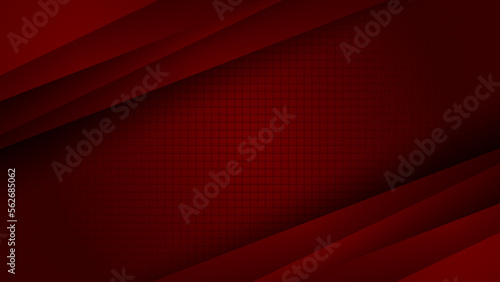 Dark red futuristic background. modern sport banner concept © BoBloob