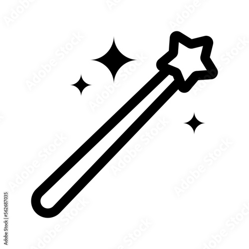 designer tool wand icon flat vecktor trendy popular