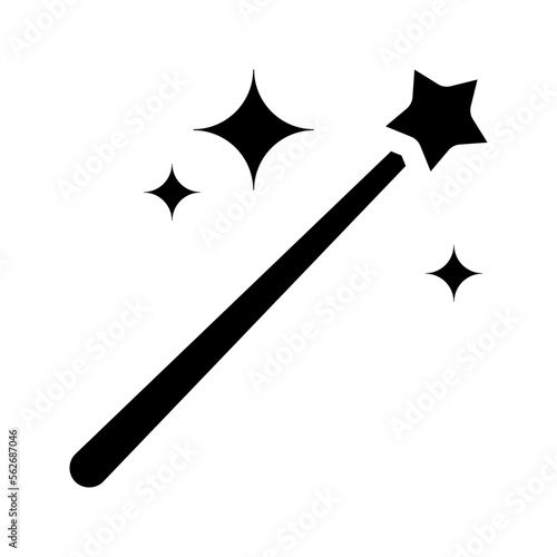 designer tool wand icon flat vecktor trendy popular