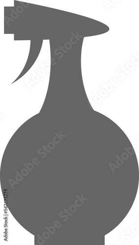 Plastic Empty Pulverizer silhouette icon