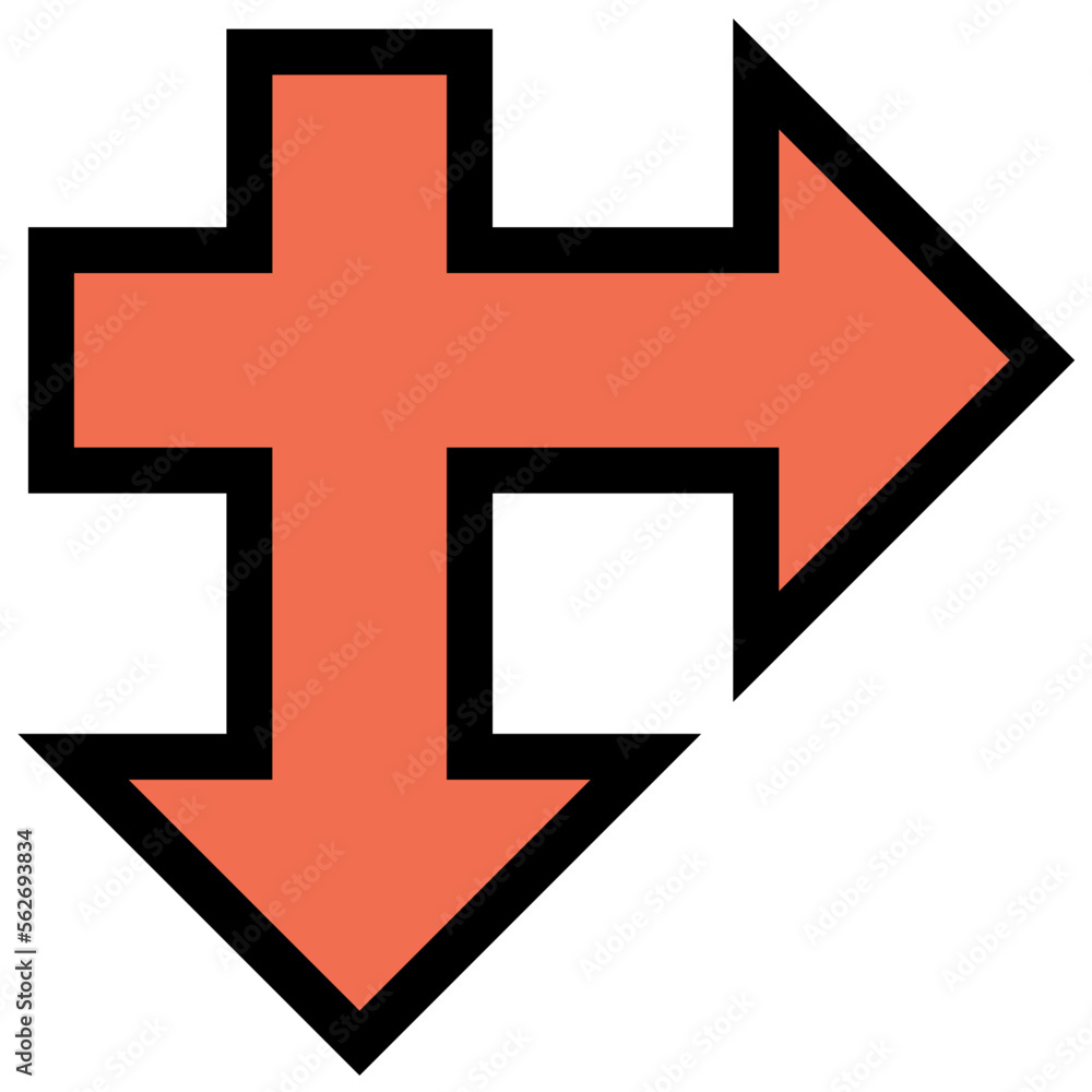 Obraz premium Arrow sign icon