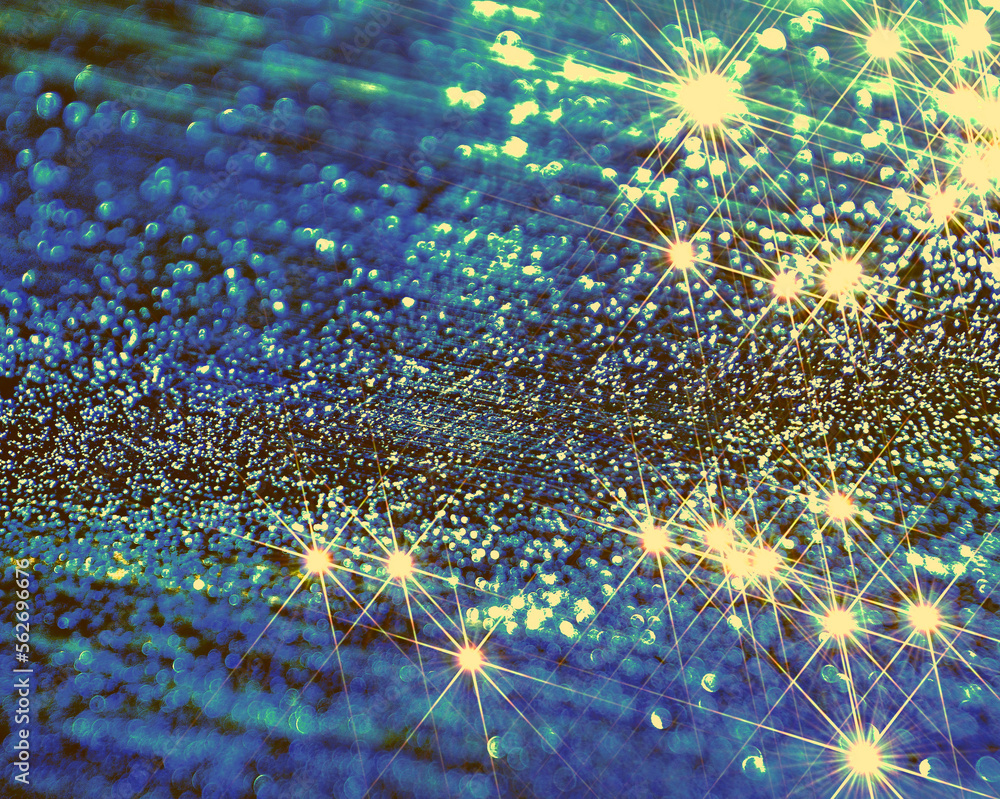 blue background with glitter of water Stock Illustration | Adobe Stock