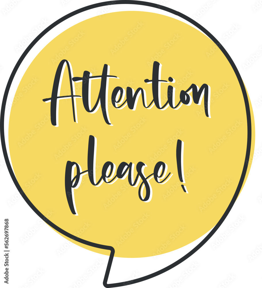 attention please comic speech bubble in pop art style. Comic speech. Dialog window. Yellow banner for sale. attention please comic speech bubble in pop art style. Comic speech. Dialog window. Yellow banner for sale.