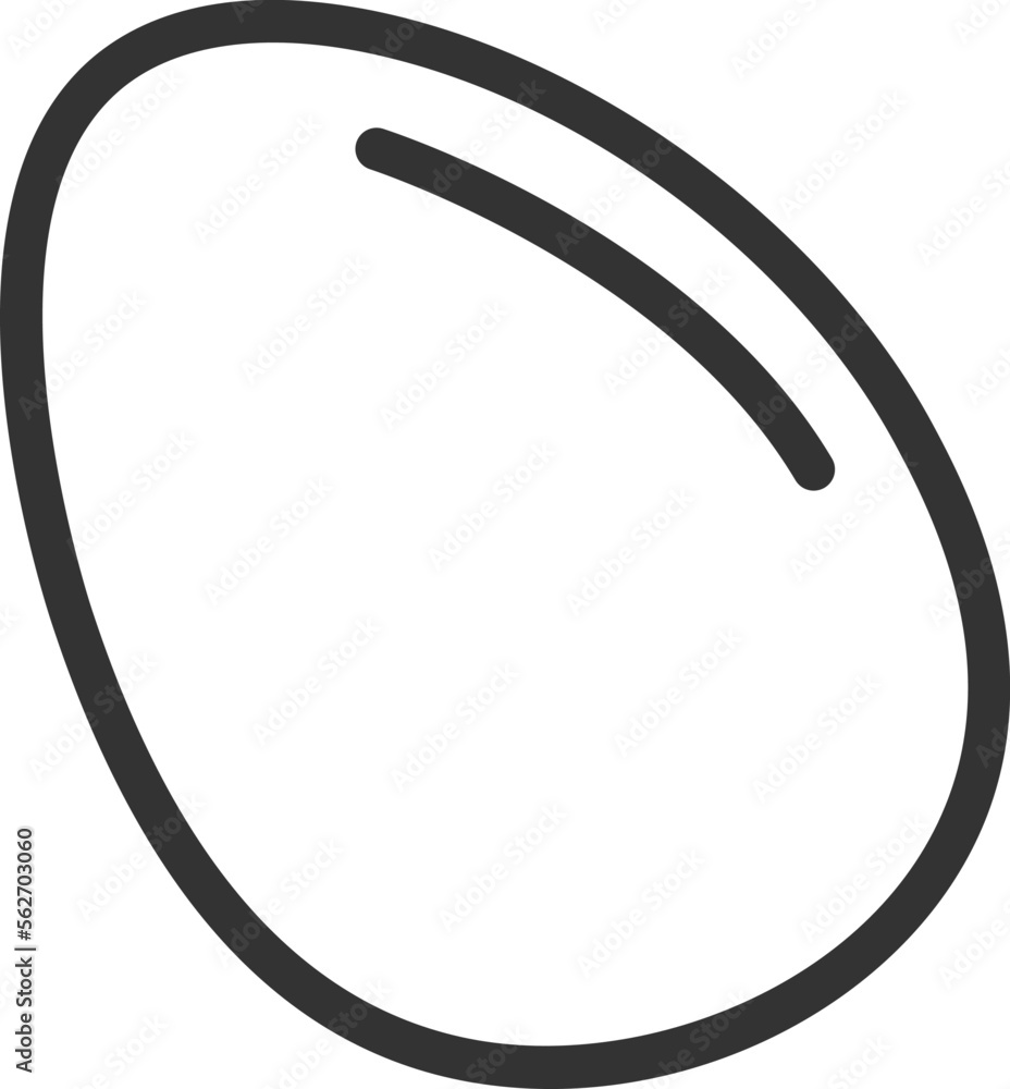 Egg cooking ingredient flat icon Egg cooking ingredient flat icon