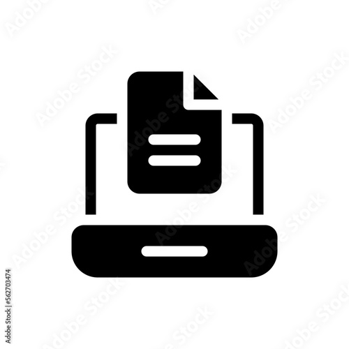 digitalization glyph icon