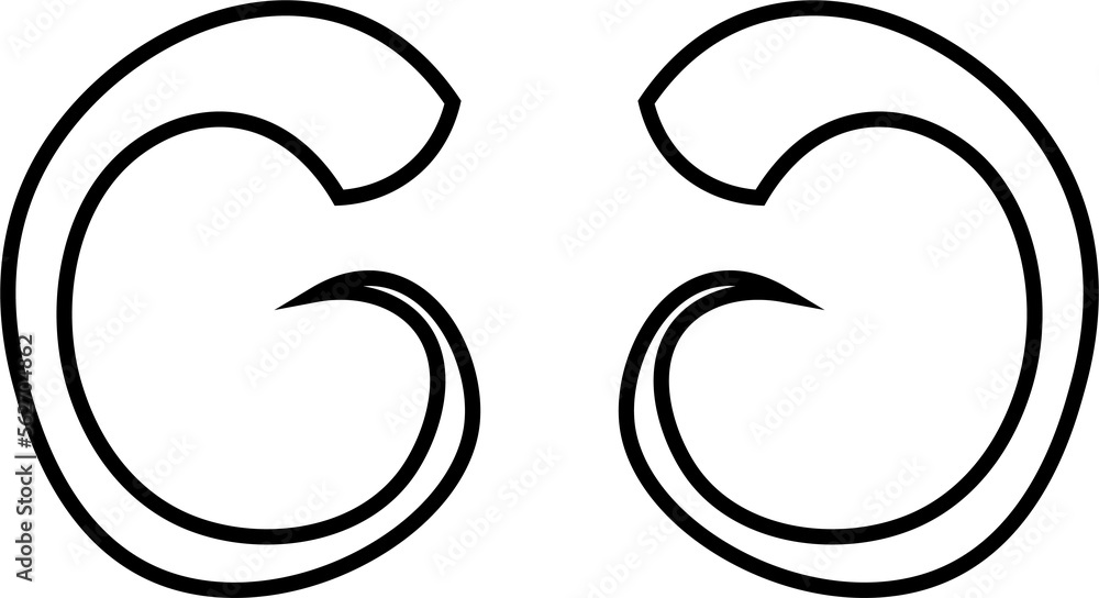 horn design illustration isolated on white background 