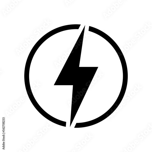 Free Download lightning bolt, thunderbolt icon, flash icon vector logo template - GFXLoad