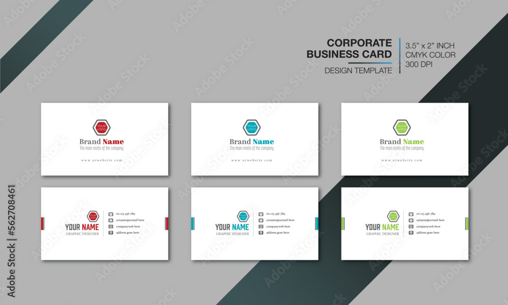 Corporate Business Card / 2 Corporate Business Card / 2