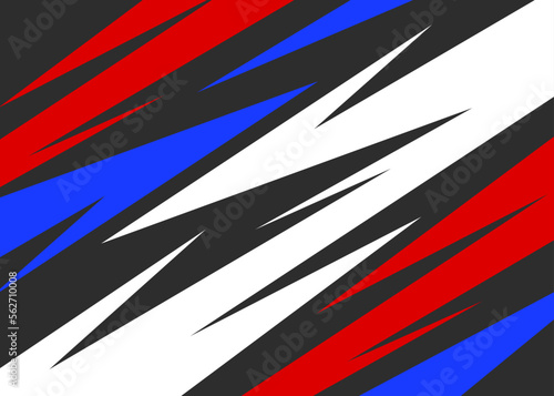 Abstract background with colorful sharp arrow pattern