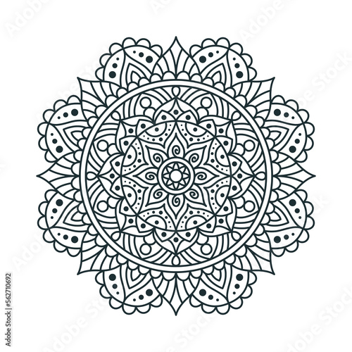 Ethnic Mandala Round Ornament Pattern
