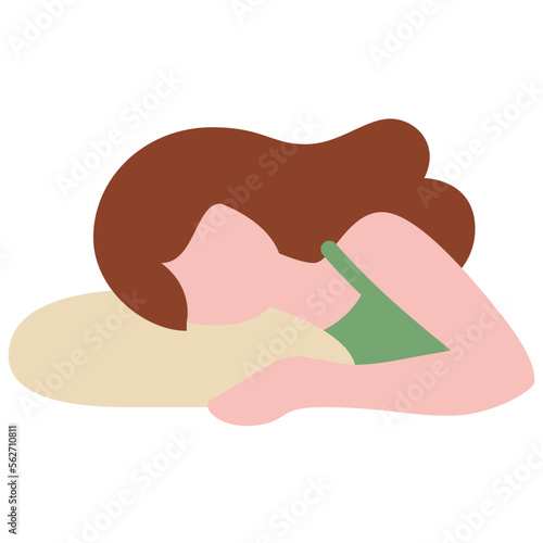 sleep flat icon