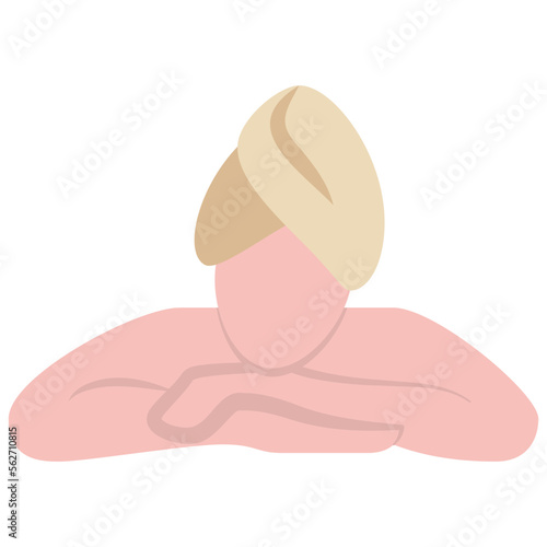 Obraz na plátně spa flat icon