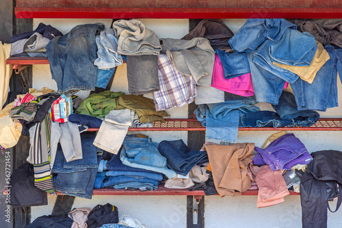 Messy Wardrobe Closet
