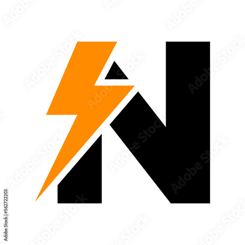 Free Download vector lightning bolt alphabet, flash initial logo alphabet vector logo template - GFXLoad