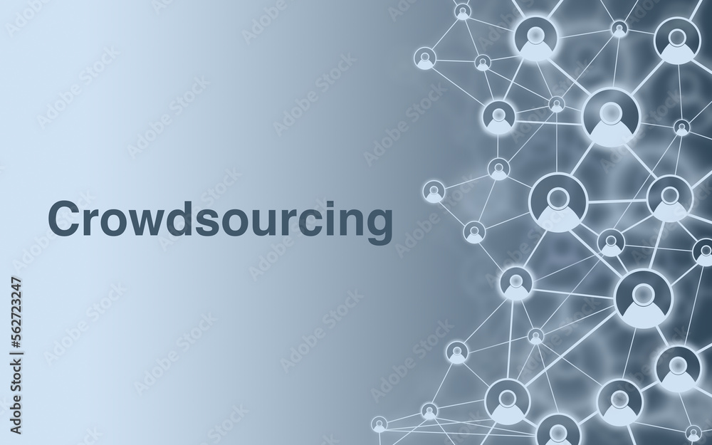 Crowdsourcing, large group of dispersed participants contributing or producing goods or services like ideas, votes, micro-tasks, and finances, remote working, digital platform Crowdsourcing, large group of dispersed participants contributing or producing goods or services like ideas, votes, micro-tasks, and finances, remote working, digital platform