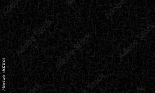 Unique black background with unbroken line texture vector
