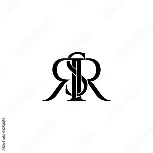 Wallpaper Mural rsr initial letter monogram logo design Torontodigital.ca