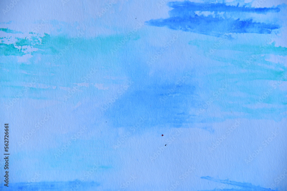 Blauer Hintergrund mit Farbflecken Blauer Hintergrund mit Farbflecken