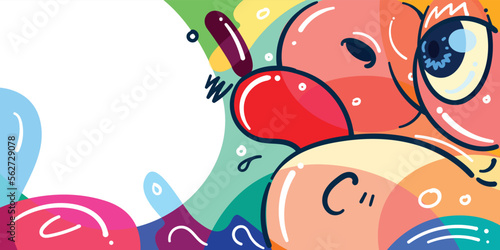 Hungry face background