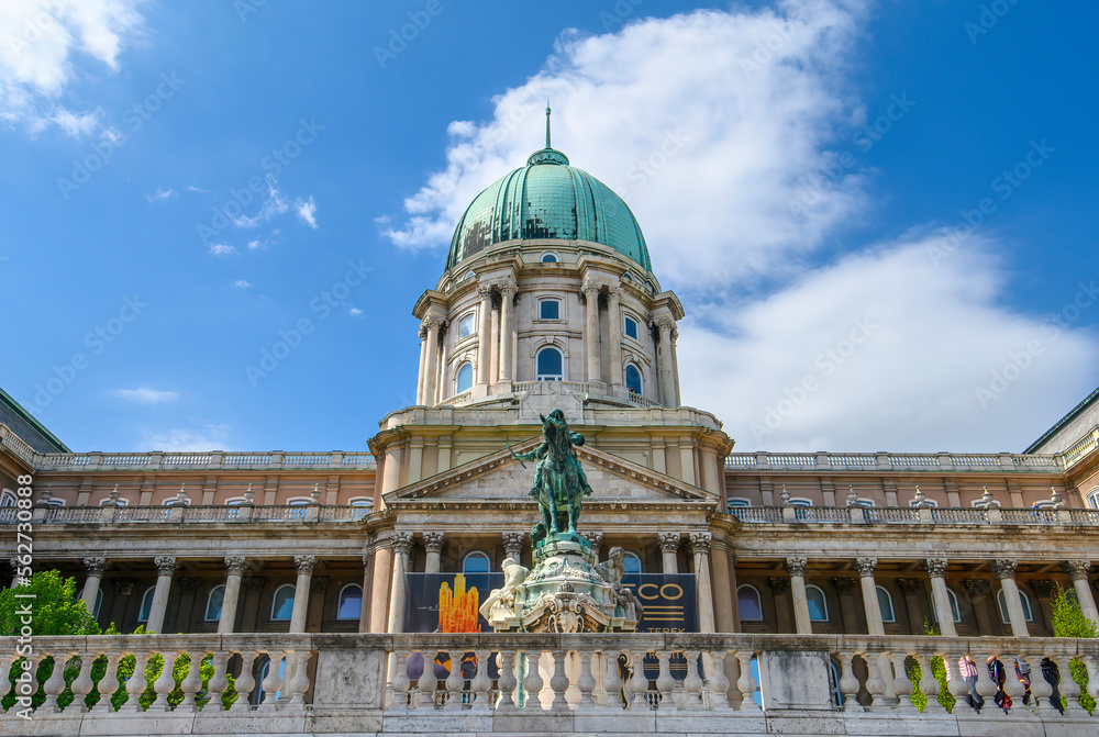 Buda Castle Royal Palace and Hungarian National Gallery in budapest ...