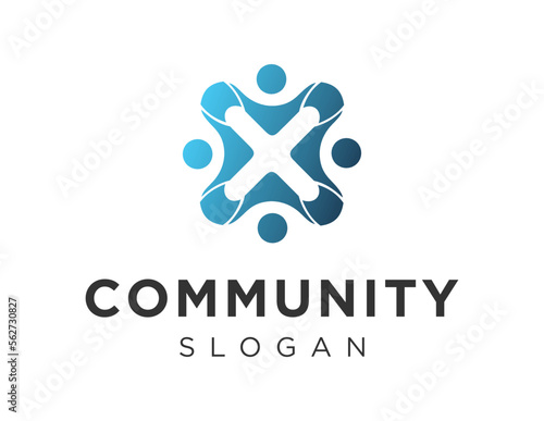 Logo about Community on a white background. created using the CorelDraw application. © Muhammad