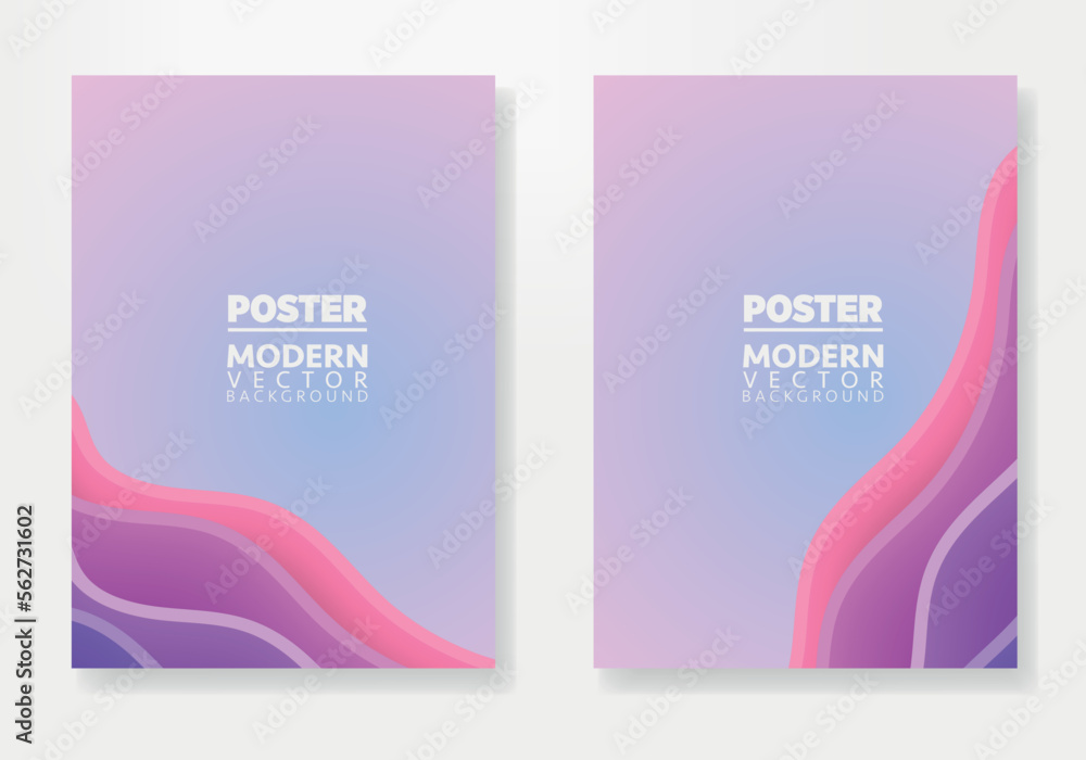 Set of cards with blend liqud colors. Futuristic abstract design. Usable for banners, covers, layout and posters. Vector. Set of cards with blend liqud colors. Futuristic abstract design. Usable for banners, covers, layout and posters. Vector.