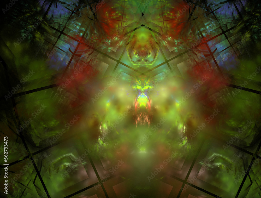 Obraz premium Imaginatory fractal abstract background Image