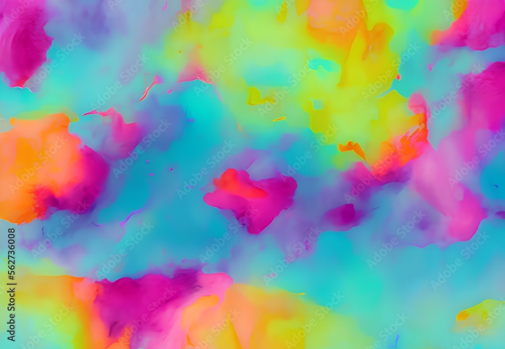 Generative AI,full frame shot of multi colored abstract background