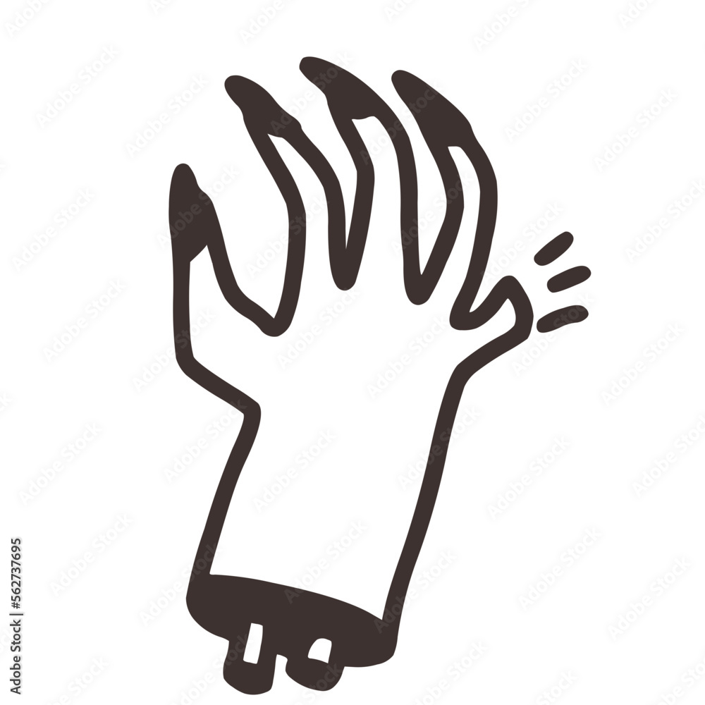Obraz premium Hand Zombie Spooky