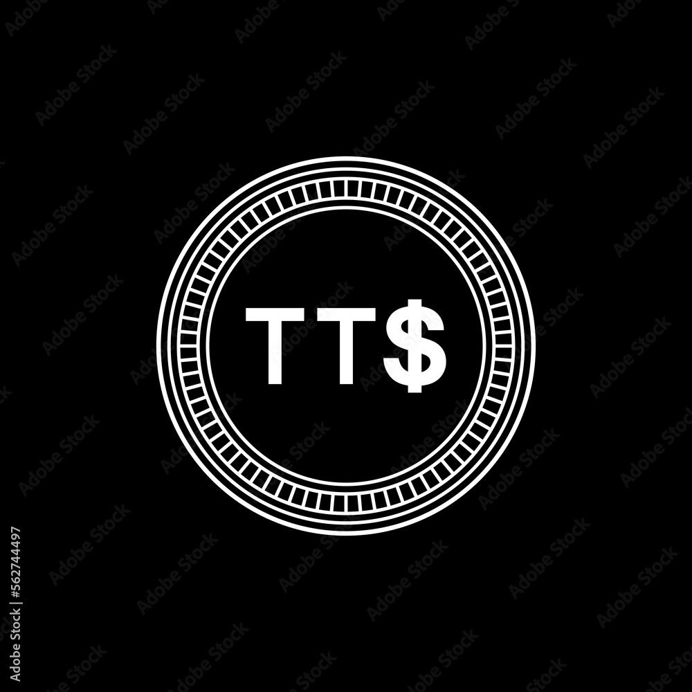 Trinidad and Tobago Currency Symbol, Trinidad and Tobago Dollar Icon, TTD Sign. Vector Illustration Trinidad and Tobago Currency Symbol, Trinidad and Tobago Dollar Icon, TTD Sign. Vector Illustration