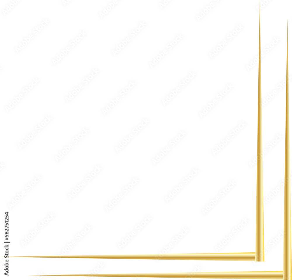 Obraz premium gold line border frame decoration