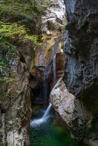 View of Horma Canyon of Kastamonu, 3 km walking path from wood in a beautiful nature with river and waterfall