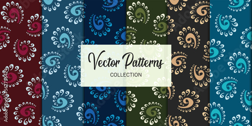 Seamless pattern based on ornament paisley Bandana Print. Vector ornament paisley Bandana Print. Silk neck scarf or kerchief square pattern design style, best motive for print on fabric or papper.