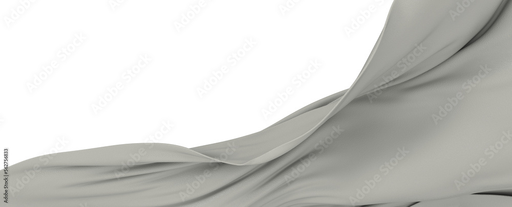 Abstract of white lines background, Minimal dynamic shape, 3d renderin Abstract of white lines background, Minimal dynamic shape, 3d renderin
