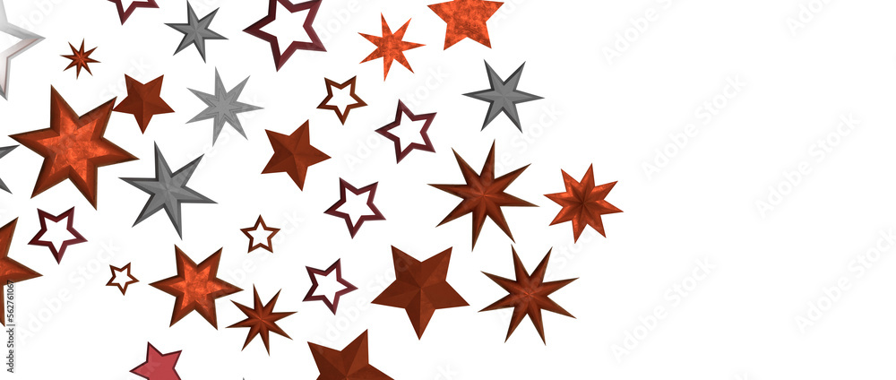 golden stars - in red golden stars - in red