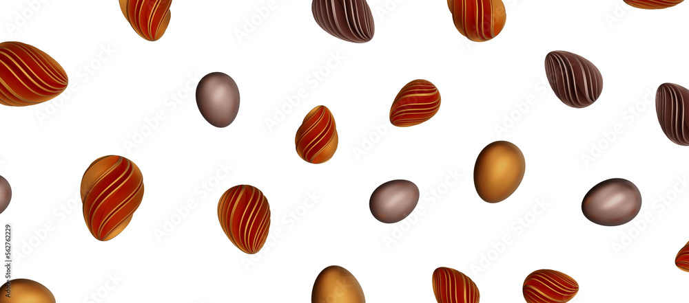 Abstract luxury golden easter eggs isolated Abstract luxury golden easter eggs isolated