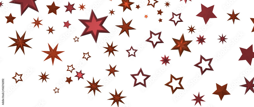 golden stars - in red golden stars - in red