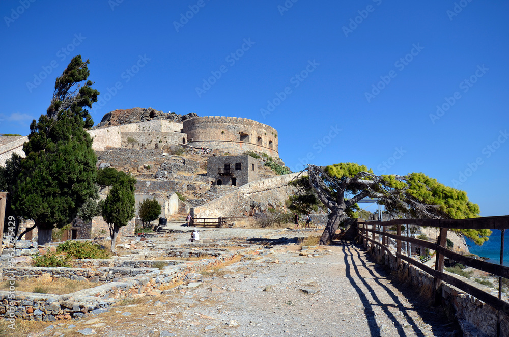 Fototapeta premium Greece, Crete, Fortress Spinalonga