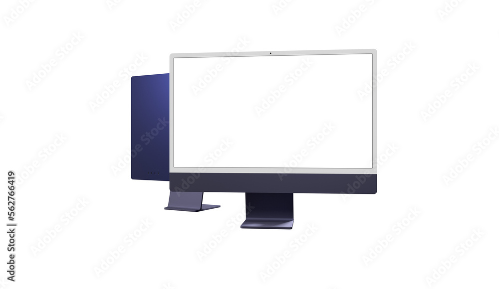 Computer screen mockup. PC monitor template. modern Computer screen mockup. PC monitor template. modern