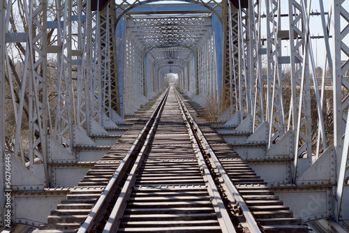 Fototapeta Naklejka Na Ścianę i Meble -  Neuquén railway bridge
