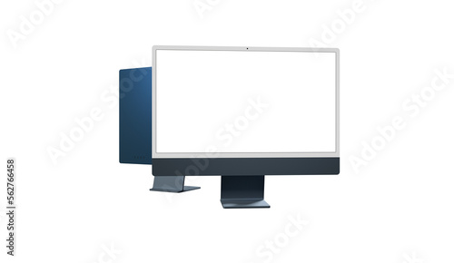 Desktop monitor screen with...