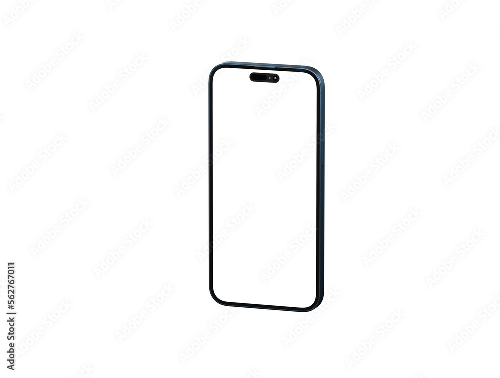 Smartphone. Mobile phone Template. Telephone 3d Smartphone. Mobile phone Template. Telephone 3d